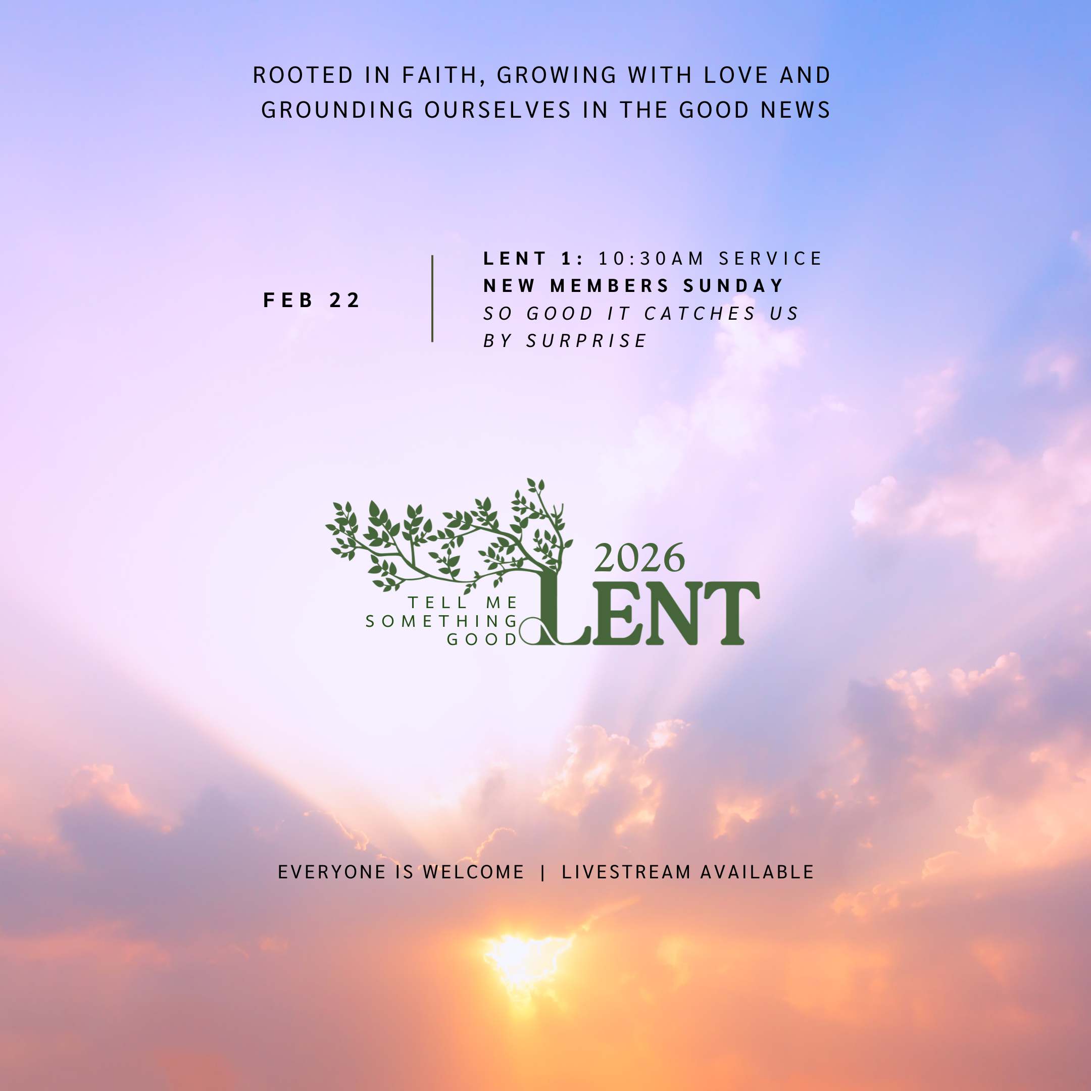 Sunday Service - New Members Sunday