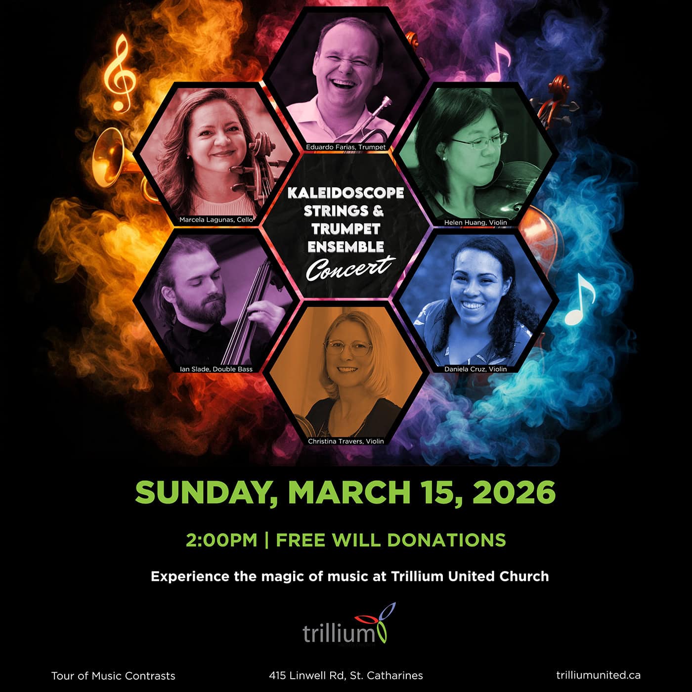 Concert: Kaleidoscope Strings and Trumpet Ensemble