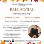 Fall Social with Brad Boland